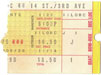1975-11-22 Early Show Ticket