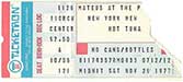 1977-11-26 Late Show Ticket