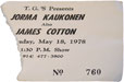 1978-05-18 Ticket