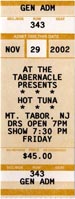 2002-11-29 Ticket